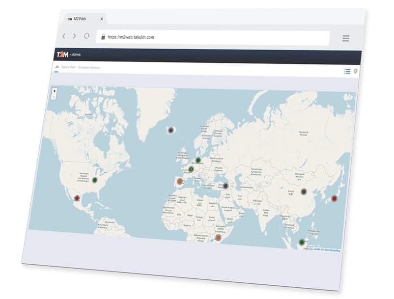 Ny udgave af M2Web indeholder nem overvågning af KPI'er fra Ewon-opkoblede maskiner